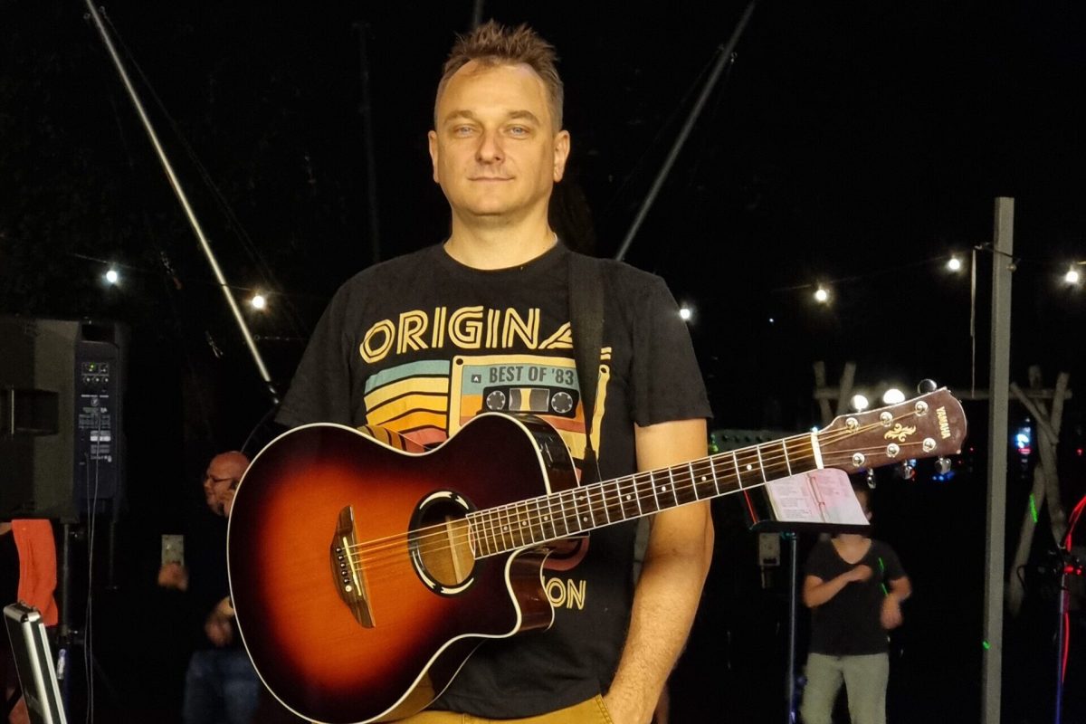 Andrzej Kilmek z zespołu The Żaglers